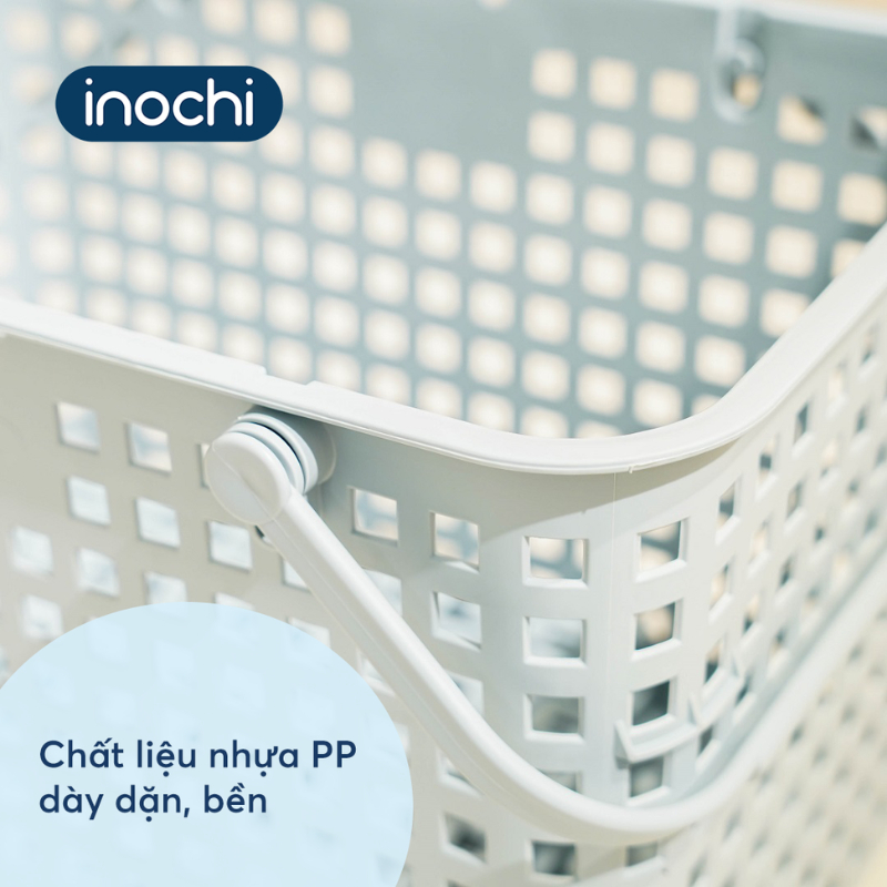 Giỏ đựng đồ đi sinh quai giữa có nắp và không nắp, giỏ xách quai bên cao cấp INOCHI