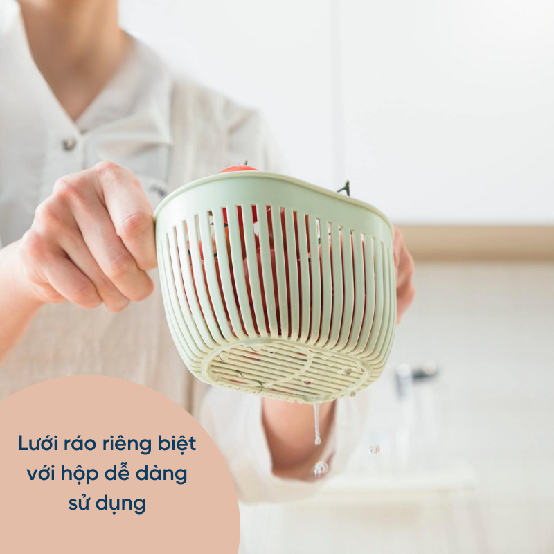 Hộp đựng hành, tỏi, ớt Hokkaido - INOCHI đa dạng màu sắc, hình tròn,vuông và oval