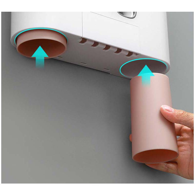 Kệ treo bàn chải đánh răng đa năng Nachi 4 cốc tiêu chuẩn Nhật - CHÍNH HÃNG INOCHI