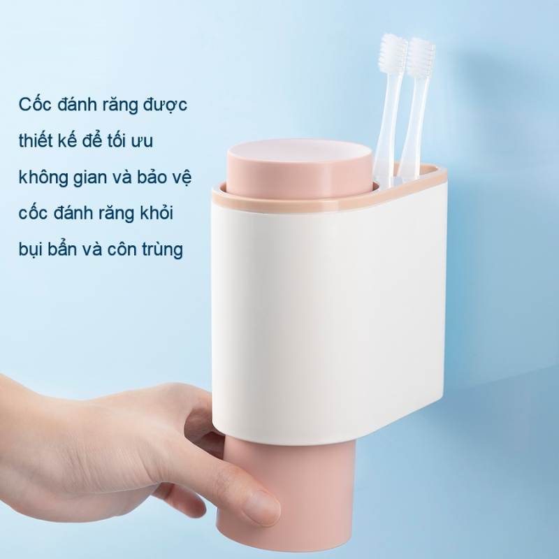 Kệ treo bàn chải đánh răng đa năng Nachi loại 2 cốc tiêu chuẩn Nhật - CHÍNH HÃNG INOCHI
