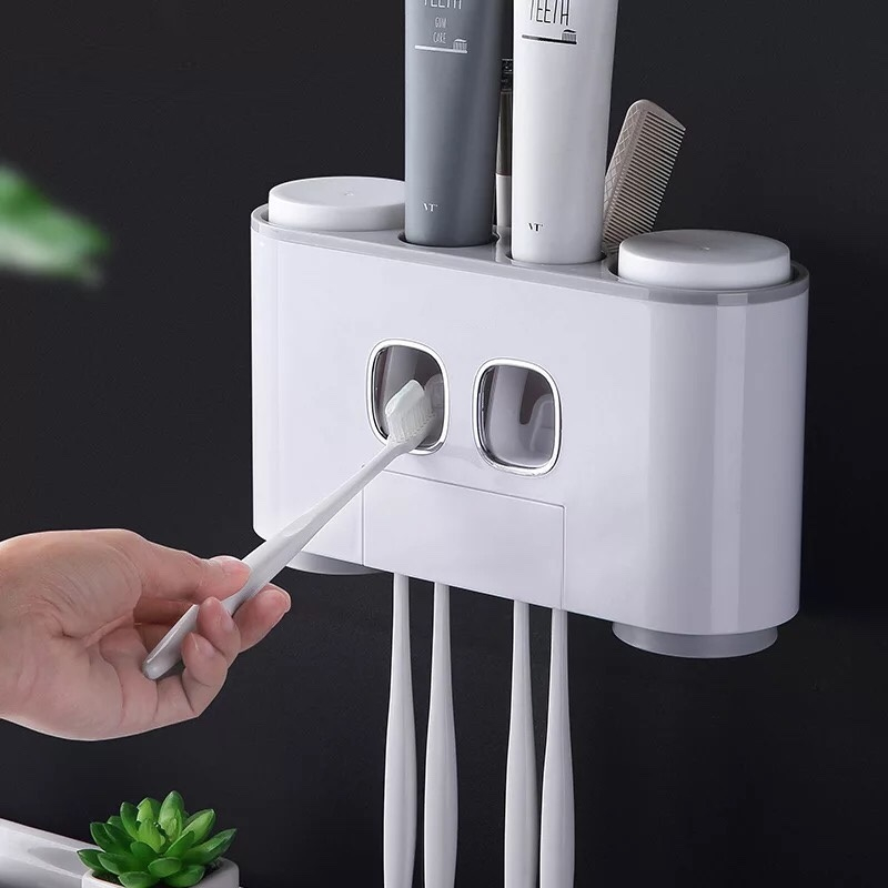 Kệ treo bàn chải đánh răng đa năng Nachi 4 cốc tiêu chuẩn Nhật - CHÍNH HÃNG INOCHI