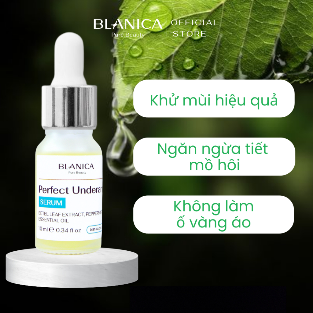 Chất lượng Sản Phẩm Serum Khử Mùi Blanica Bạc Hà