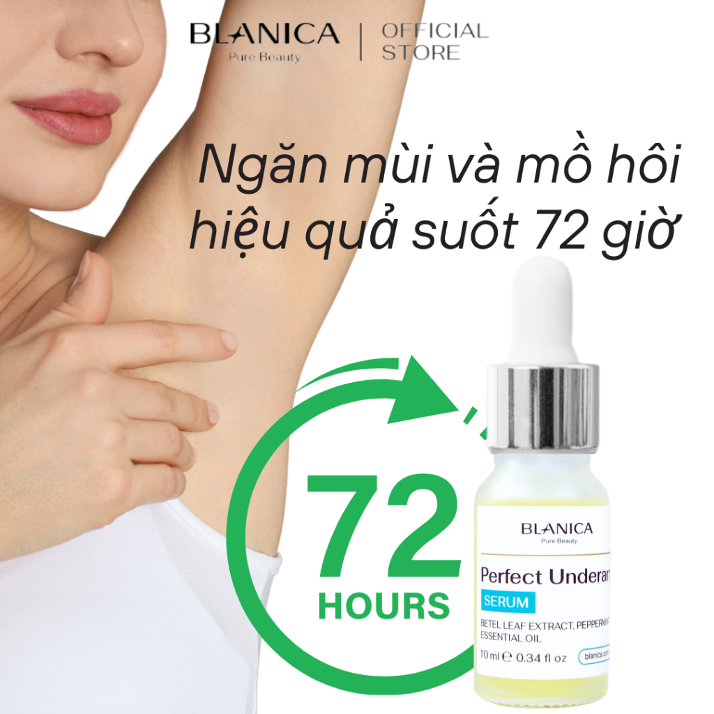 Sử dụng Serum Khử Mùi Blanica Chiết Xuất Bạc Hà trong đời sống