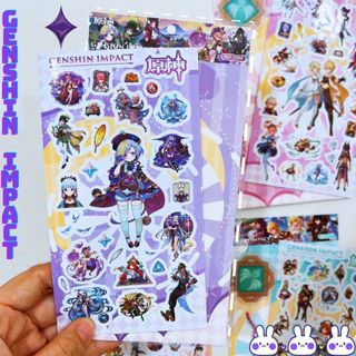 Sticker Genshin Impact Kèm Móc Khoá Hình Dán Cute Trang Trí Decor Timo ST99