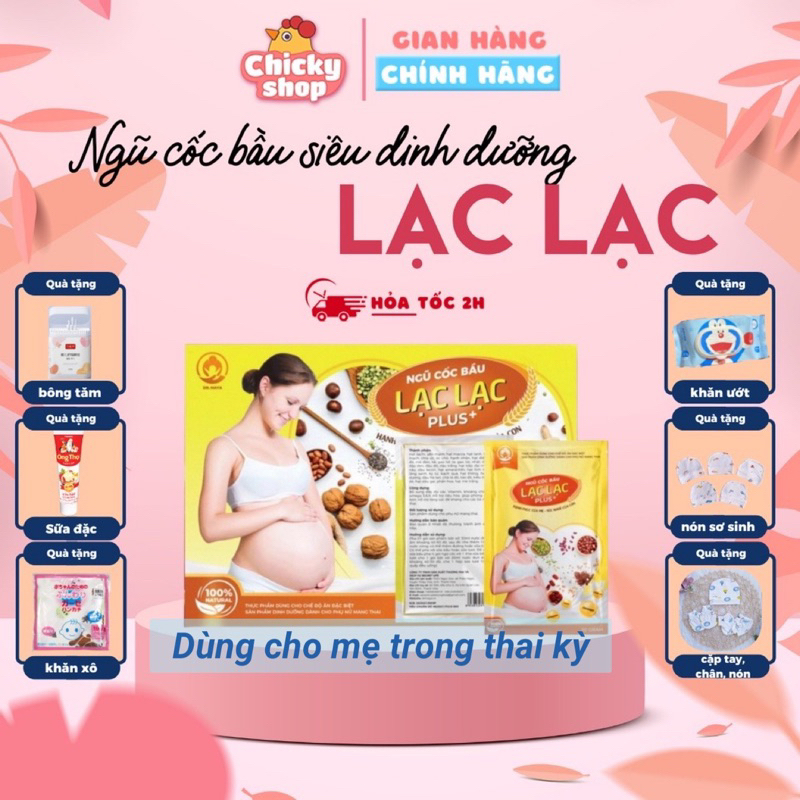 Ảnh Ngũ cốc bầu Lạc Lạc plus DR.MAYA hộp 30 gói/600gram 1