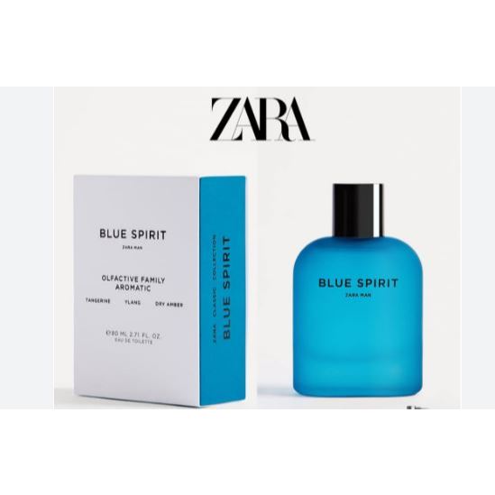 Nước Hoa Zara Man Blue Spirit Edt 80 Ml 271 Fl Oz N102 Shopee Việt Nam 3191