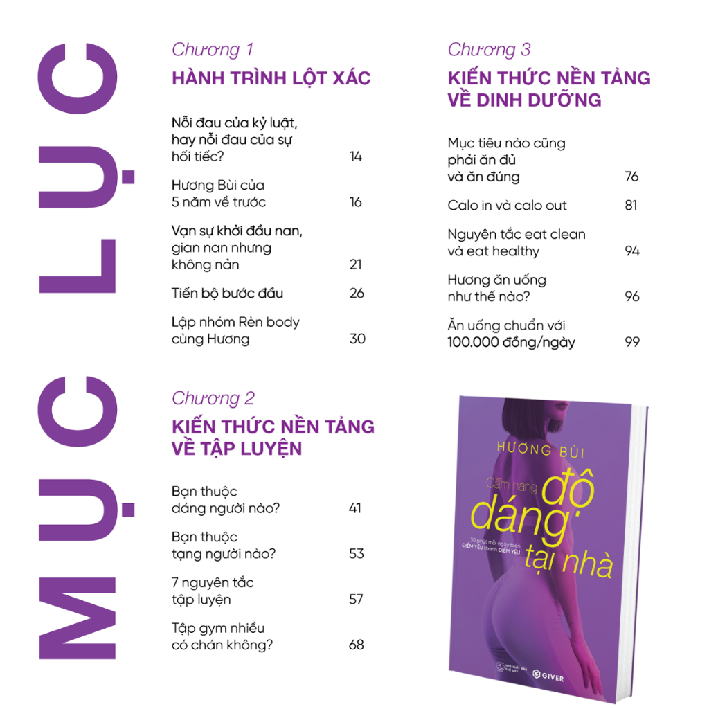 Sách - Cẩm Nang Độ Dáng Tại Nhà - 30 Phút Mỗi Ngày Biến Điểm Yếu Thành Điểm Yêu