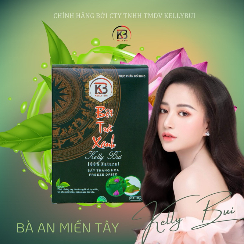 TRÀ XANH BỘT KELLYBUI Bản NÂNG CẤP