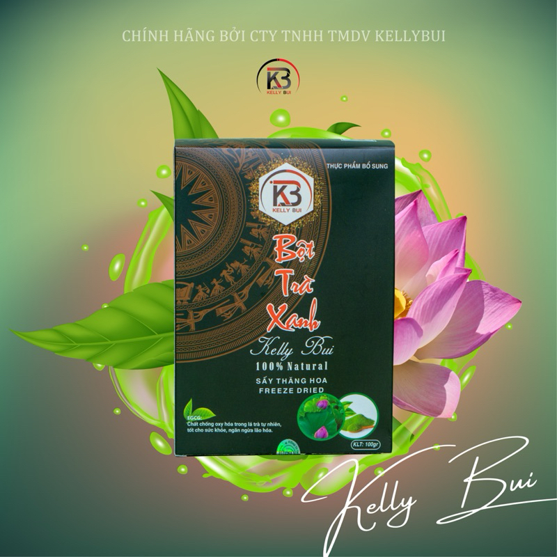 TRÀ XANH BỘT KELLYBUI Bản NÂNG CẤP