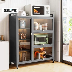 GSlife Kệ Nhà Bếp Đa Năng-Kệ Tủ Để Đồ Thép Cacbon Tiện Lợi Với Thiết Kế Tinh Tế