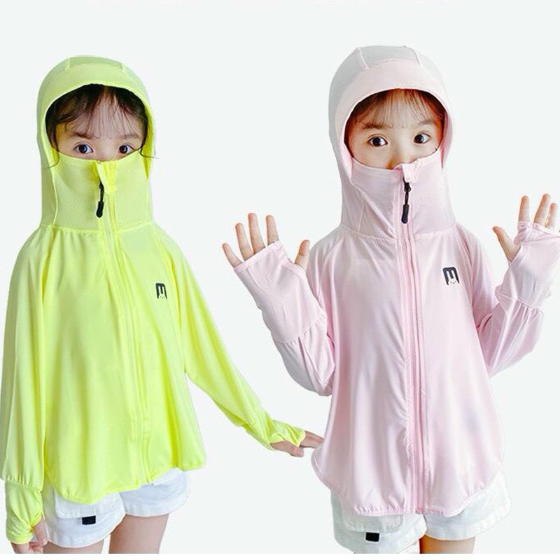 Áo chống nắng thỏ trẻ em thông hơi 2-7 tuổi
