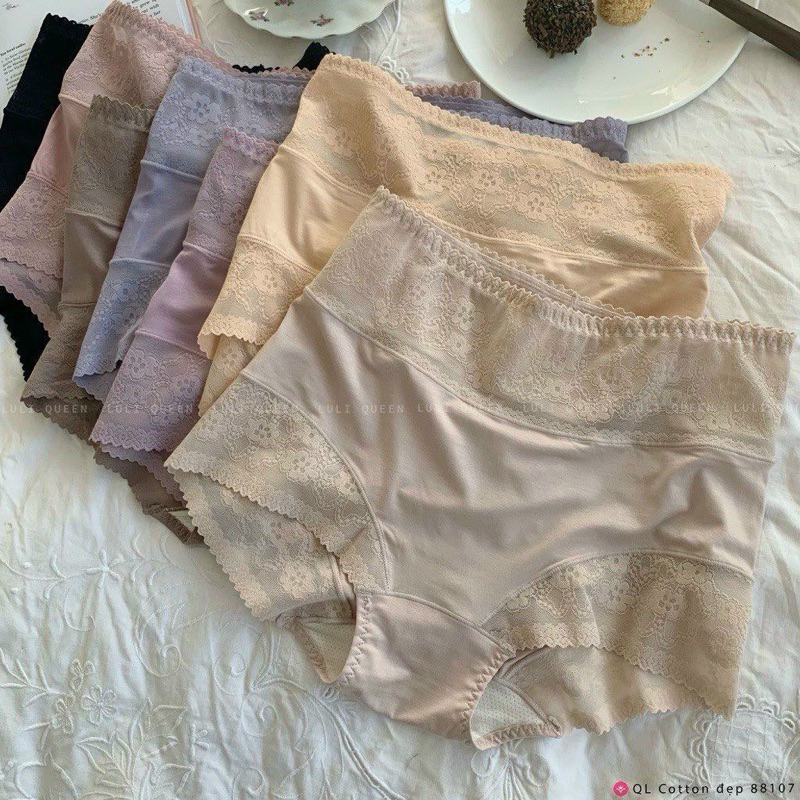 QUẦN GEN COTTON VIỀN REN CAO CẤP 88107