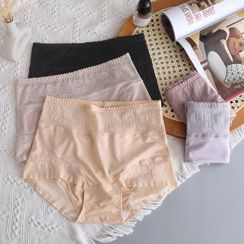 QUẦN GEN COTTON VIỀN REN CAO CẤP 88107