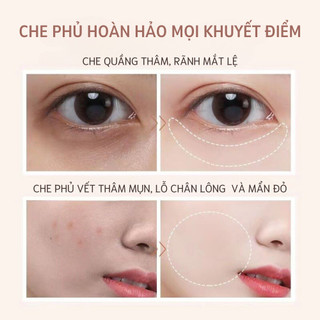 [Hàng hot] Kem Che Khuyết Điểm ZEESEA Hightlight Che Phủ Toàn Diện Làm Đều Màu Da Sáng Da Lâu Trôi Hiệu Quả 3g