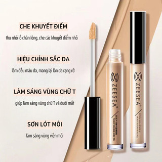 [Hàng hot] Kem Che Khuyết Điểm ZEESEA Hightlight Che Phủ Toàn Diện Làm Đều Màu Da Sáng Da Lâu Trôi Hiệu Quả 3g