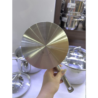HCM Bộ nồi WMF Astoria 3 món thép không gỉ cao cấp, bền bỉ,chắc chắn, đáy từ 3 lớp phân phối nhiệt đều GermanySnT 70102