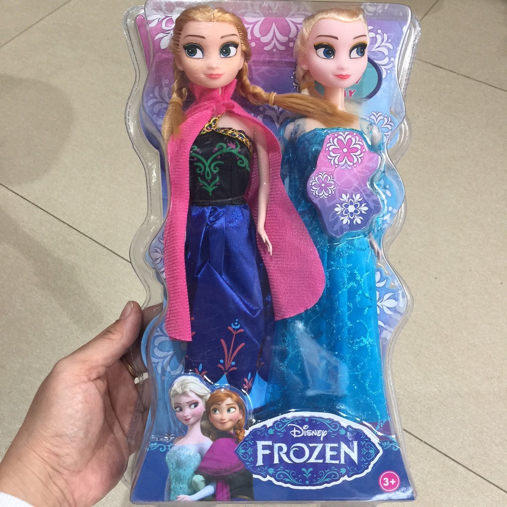 Búp bê Elsa & Anna có khớp hộp ép kính 30cm | Shopee Việt Nam