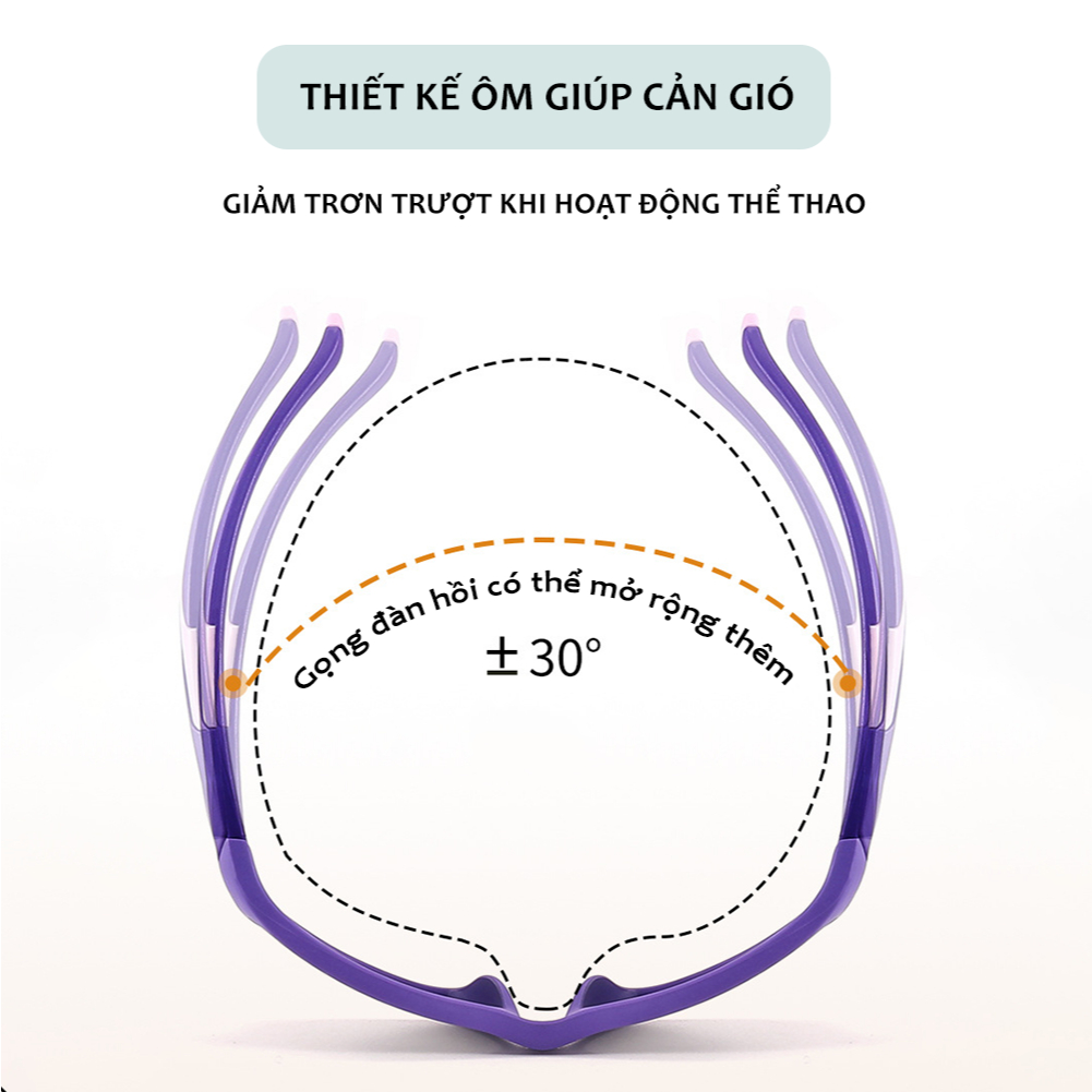 Ảnh Kính Mát Thể Thao Phân Cực Cho Bé Trai Gái AORON Chống Chói Bảo Vệ Mắt Hỗ Trợ Các Hoạt Động Thể Thao Ngoài Trời AK164 3
