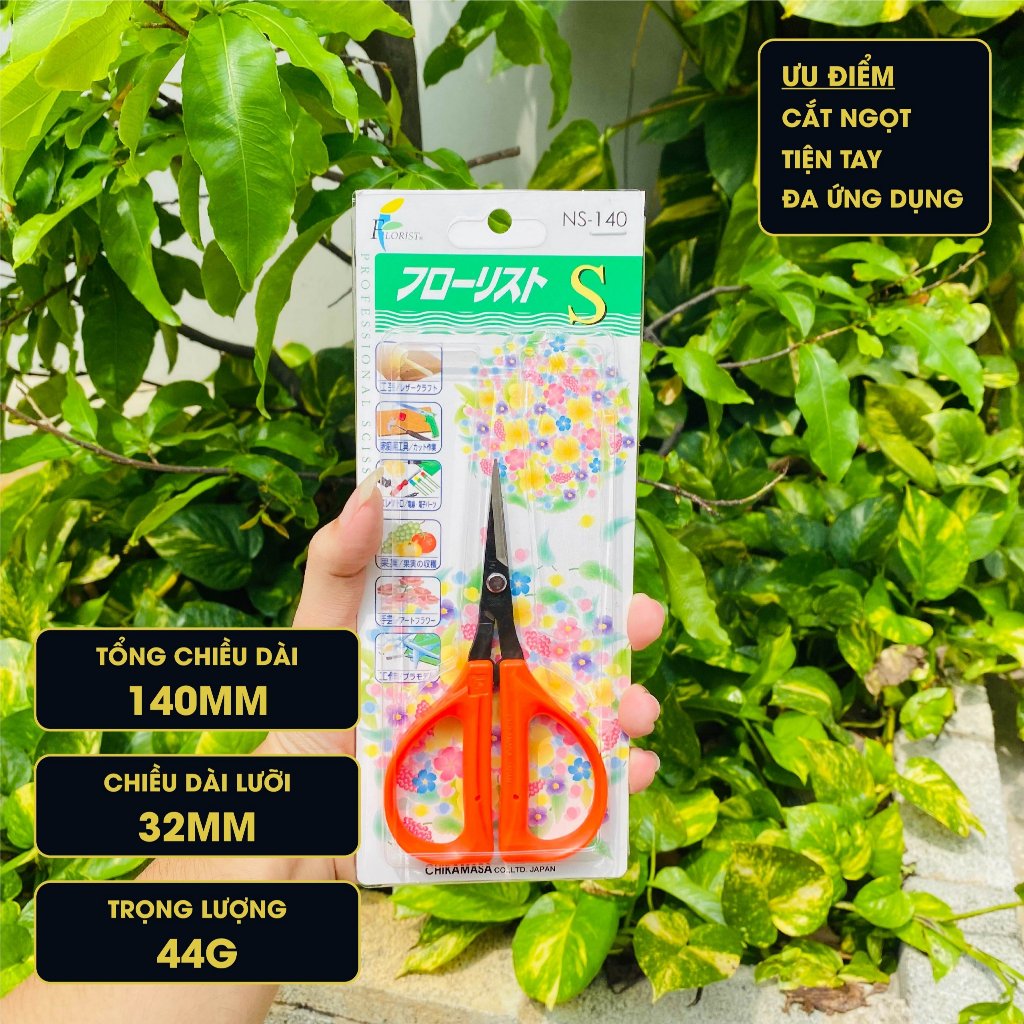 Kéo cắt hoa Nhật Bản Chikamasa NS-140