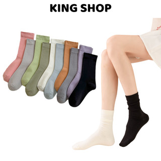 Tất Cổ Vừa Nam Nữ Basic Cotton Nhiều Màu Sắc Bắt Mắt , Vớ Nữ Năng Động Thoải Mái Thoáng Mát Cả Ngày Dài King Shop T786