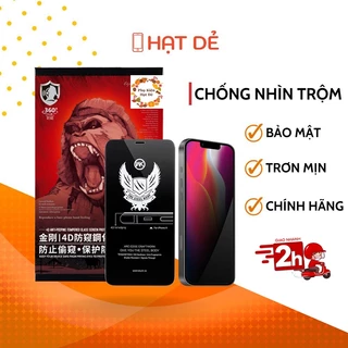 Kính Cường Lực Chống Nhìn Trộm WK WTP-012 Dành Cho iphone 11/12/13/14/15/Pro/Plus/Pro Max/7/8Plus/X/Xs/XR/XsMax