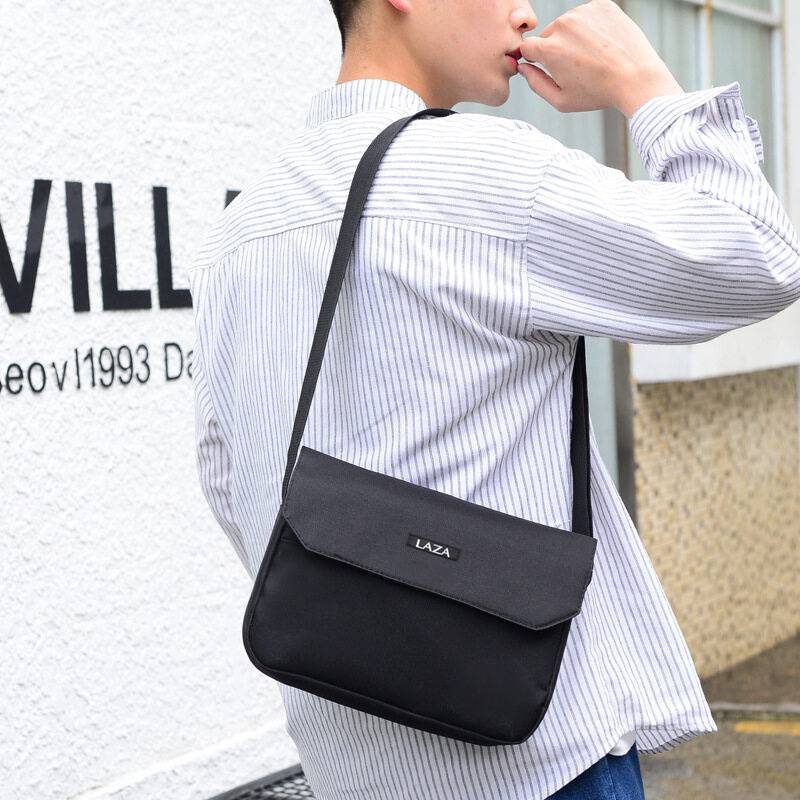 Ảnh Túi đeo messenger nam nữ LAZA Suma Bag 473S - Chất liệu canvas trượt nước - Bảo hành chính hãng 3
