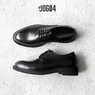 Giày Derby D2 - JOG04 , kiểu dáng Modern Derby , da bò Nappa nguyên tấm , tăng chiều cao cho nam 4cm ( D2 )