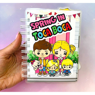 Đồ chơi bóc dán Mùa xuân của gia đình Tocaboca - Búp bê giấy