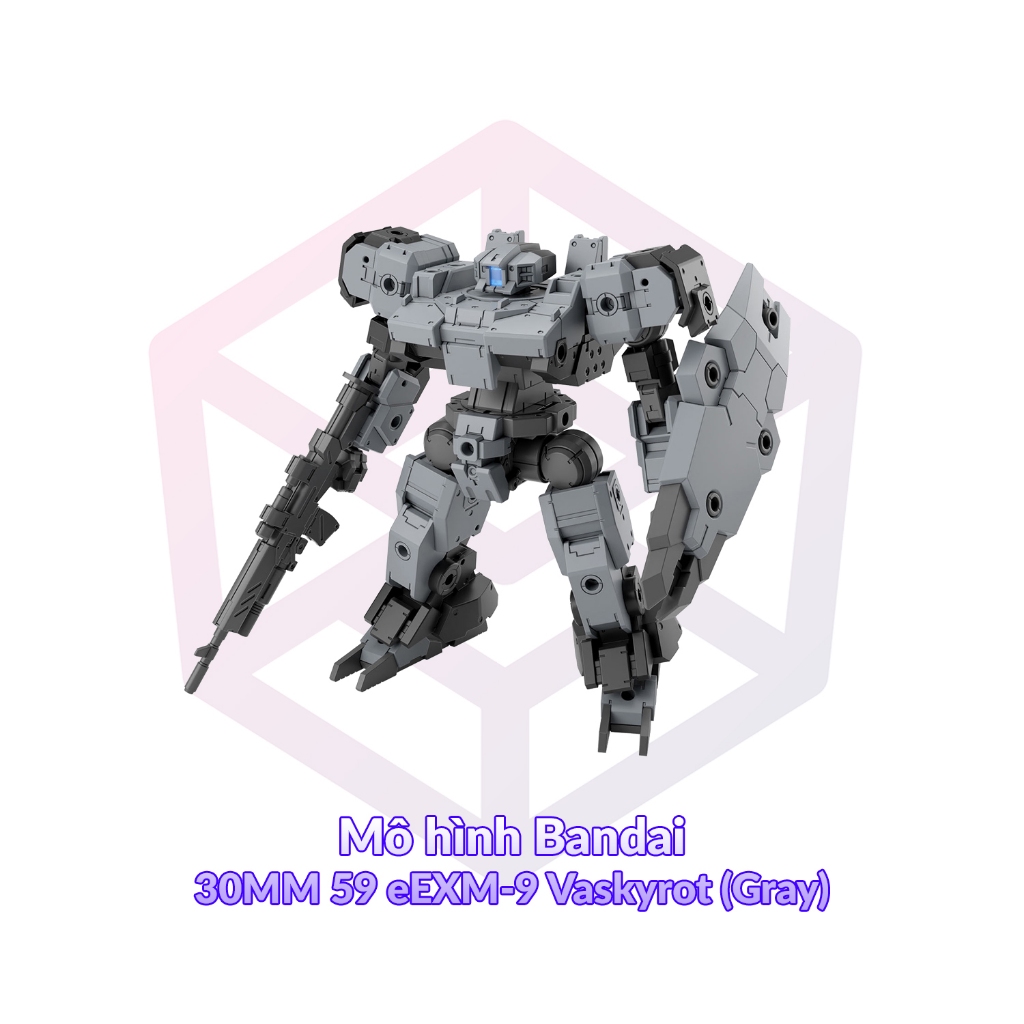 Mô hình Bandai 30MM 59 eEXM-9 Baskyrotto (Gray) 1/144 [GDB] [30MM ...