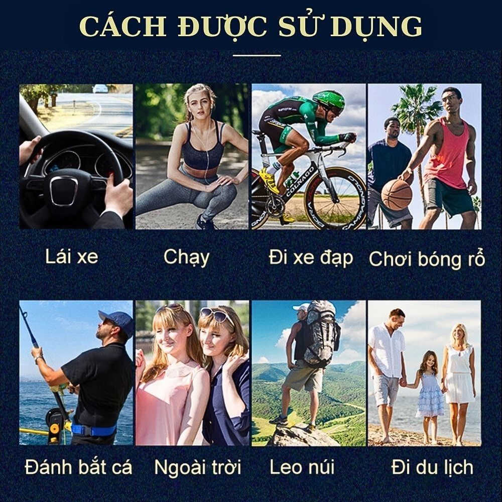 Găng tay chống nắng xỏ ngón, bao tay chơi thể thao ngoài trời, đi xe máy, chống tia UV, co giãn, dành cho nam nữ TOMIJUN