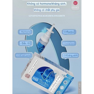 Xịt Viêm Xoang Mãn T`ính Và Cấp Tính AnTi-NasaLAllergy.GEl Đồng Nhân Đường