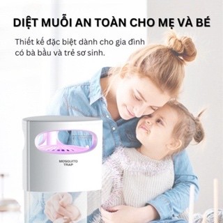 Đèn Bắt Muỗi Thế Hệ Mới - Máy Bắt Muỗi Diệt Côn Trùng Thông Minh Sử Dụng Ánh Sáng Và Quạt Gió Alulu.store