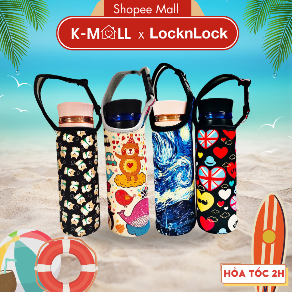 Túi đựng ly, bình giữ nhiệt LocknLock ngộ nghĩnh dễ thương dưới 700ml LHC4125 LHC4227 ..... - K-MALL