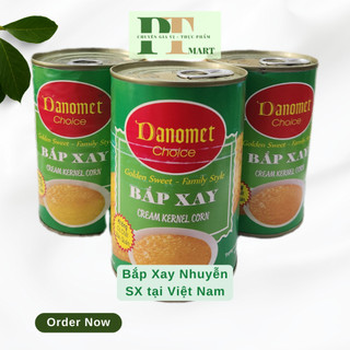 [Việt Nam] Bắp xay đóng hộp Danomet. Bắp lon 400g