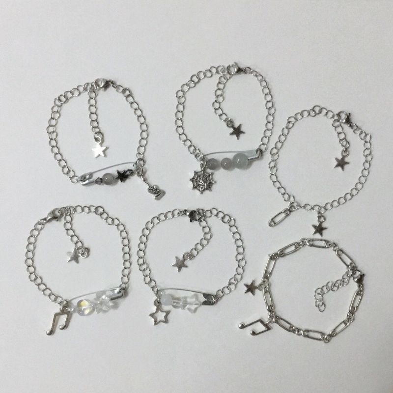 [MUA 2 TẶNG 1] - Vòng tay Safety pins handmade | Shopee Việt Nam