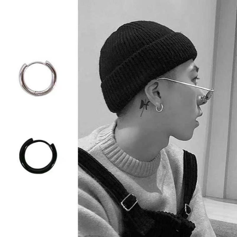 KHUYÊN HOOP, KHUYÊN TRÒN BASIC THÉP Y TẾ KHÔNG RỈ 316-L (1 chiếc)