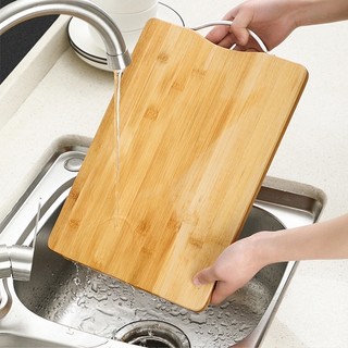 Thớt gỗ nhà bếp có khuy treo,Thớt gỗ chữ nhật Bambo tiện lợi