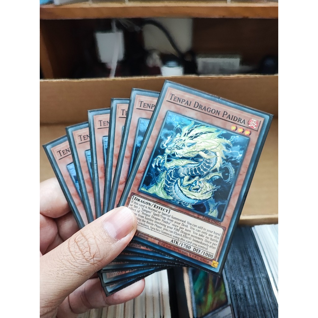 [Yugioh Funny Shop] 1 lá thẻ bài Tenpai Dragon Paidra - LEDE-EN016 ...