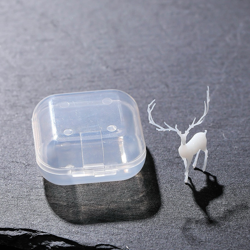 Mô hình hươu trắng in 3d làm tiểu cảnh,terrarium DIY