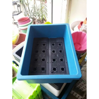 Chậu Trồng Rau Sạch Hàng Chuẩn Công Ty Loại 1 Đẹp Kích Thước 47.5cm x 34cm x 15.5cm
