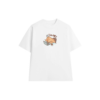 Áo thun Unisex Oversize form rộng nam nữ in hình Mèo Ok dễ thương Chất Cotton Premium 250gsm