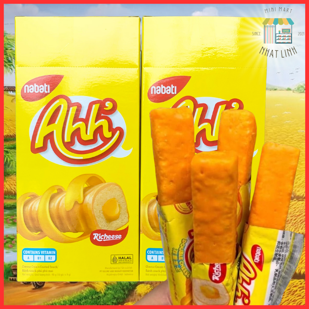 Bánh Phô Mai Nabati Ahh Hộp 90g (10 Cái * 9g) | Shopee Việt Nam