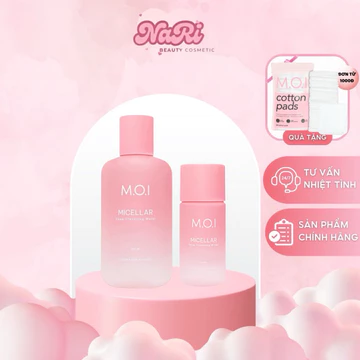 [Tặng tẩy trang 40ml và bong tẩy trang khi mua full]Nước tẩy trang dịu nhẹ sạch sâu M.O.I Micellar Deep Cleansing Water