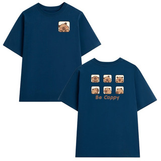 Áo thun Unisex nam nữ form rộng Oversize in hinh CAPYBARA dễ thương chất cotton 100%