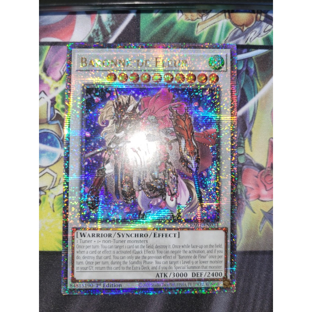 LiLy_Yugioh] [UK-US] Lá Bài Baronne De Fleur - RA01-EN034 - Quarter