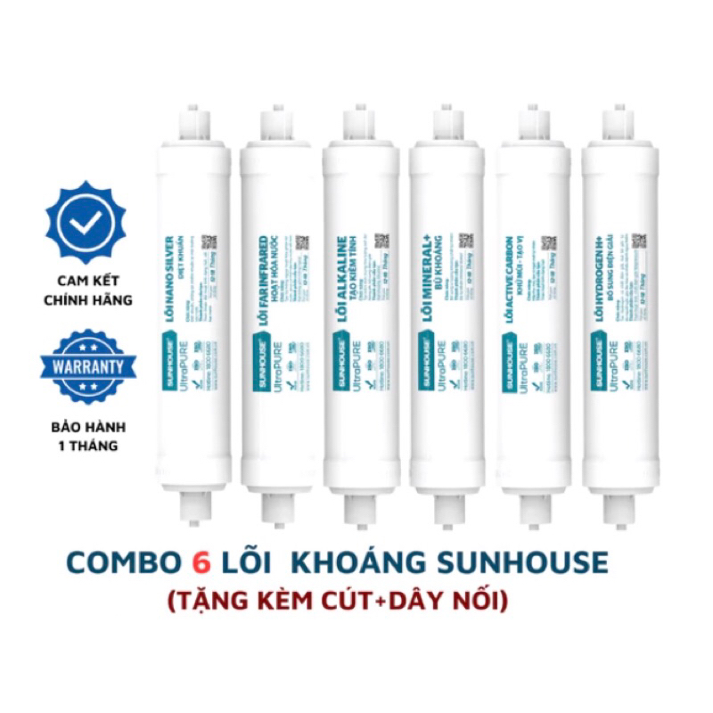 [Combo] Bộ 6 Lõi Lọc chức năng SUNHOUSE 5678910 - Hàng chính hãng - Lọc ...