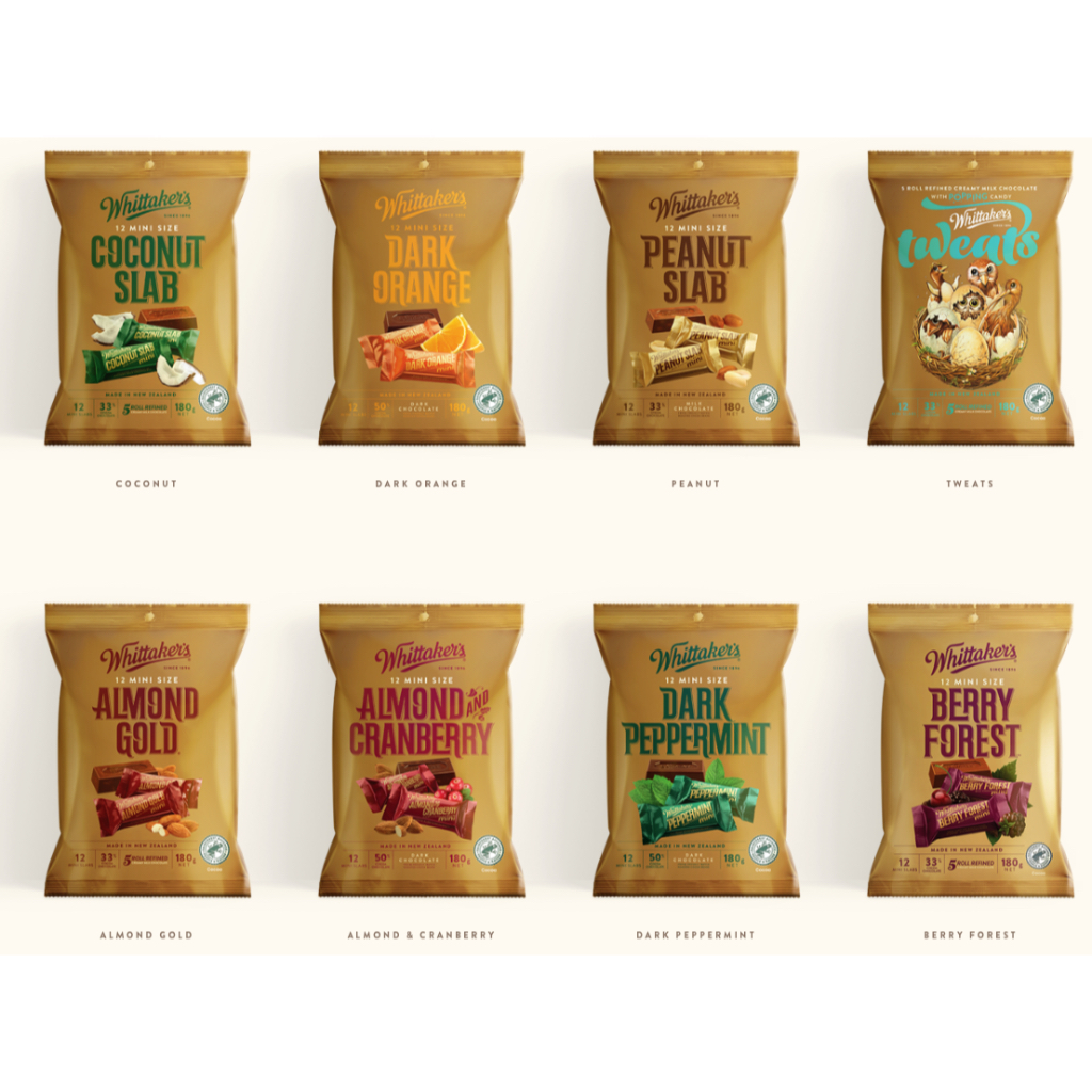 SOCOLA Whittakers Chocolate Sharepack, Hokey Pokey Crunch Peanut Slab