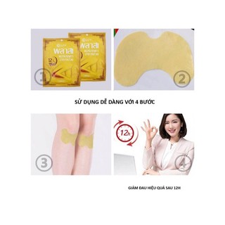 Gói 10 miếng dán ngải cứu giảm đau đầu gối Sulai chính hãng Thái Lan