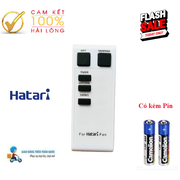Remote điều khiển quạt Hatari đa năng các dòng quạt HATARI cây quạt ...