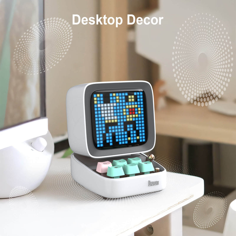 Ảnh Loa Bluetooth Divoom DiToo Pro, loa máy tính phiên bản mới 15W hiển thị màn hình LED 256 RGB - Bảo hành 12 tháng 1 đổi 1 4